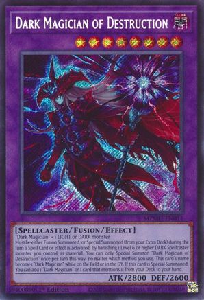 SECRET RARE Dark Magician of Destruction (MZMU-EN011) - Maze of Muertos 1st Edition