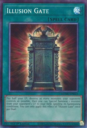 COLLECTOR'S RARE Illusion Gate (Collector's Rare) (MZMU-EN023) - Maze of Muertos 1st Edition