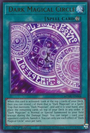 ULTRA RARE Dark Magical Circle (MZMU-EN068) - Maze of Muertos 1st Edition