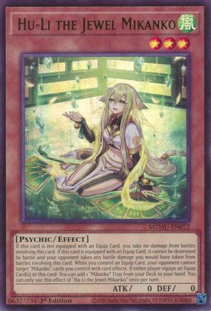 ULTRA RARE Hu-Li the Jewel Mikanko (MZMU-EN072) - Maze of Muertos 1st Edition