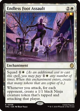 Endless Foot Assault (TMC-008) - Commander: Teenage Mutant Ninja Turtles - Magic The Gathering