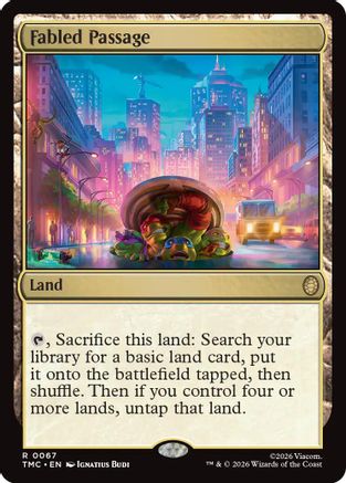 Fabled Passage (TMC-067) - Commander: Teenage Mutant Ninja Turtles - Magic The Gathering