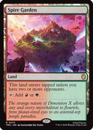 Spire Garden (TMC-075) - Commander: Teenage Mutant Ninja Turtles - Magic The Gathering
