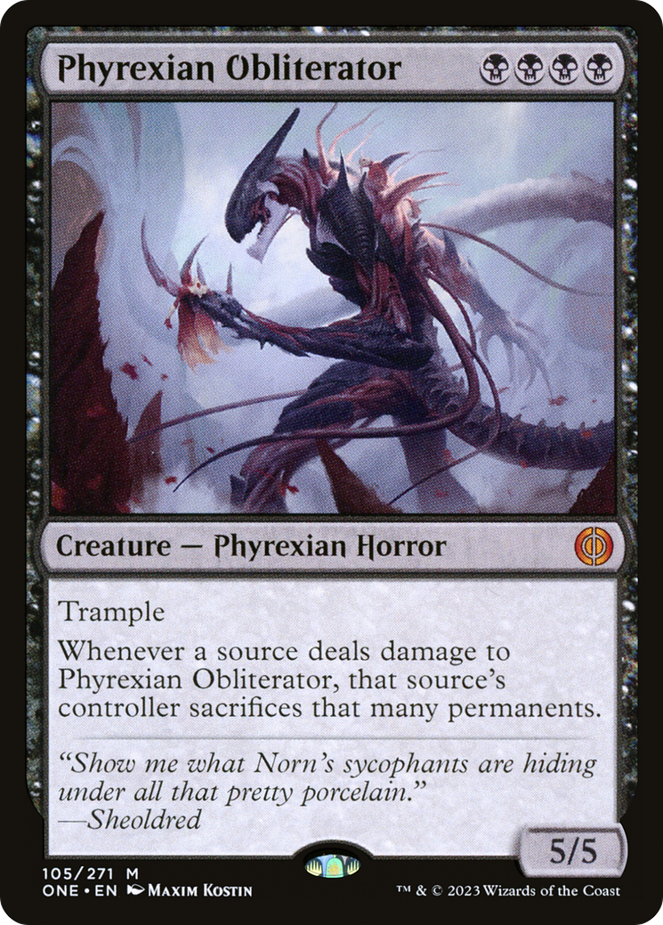 Phyrexian Obliterator (ONE-105) - Phyrexia: All Will Be One - Magic The Gathering