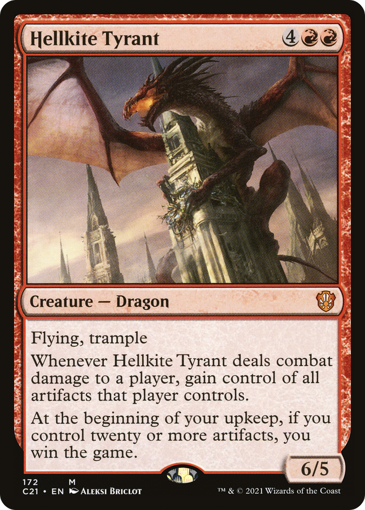 Hellkite Tyrant (C21-172) - Commander 2021 - Magic The Gathering
