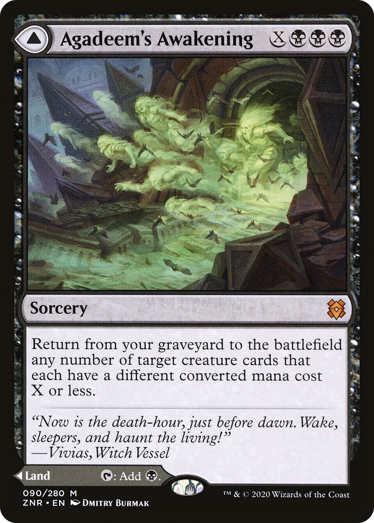 FOIL Agadeem's Awakening (ZNR-090) - Zendikar Rising - Magic The Gathering