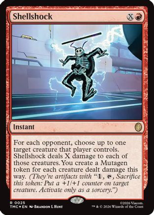 FOIL Shellshock (Surge Foil) (TMC-025) - Commander: Teenage Mutant Ninja Turtles - Magic The Gathering