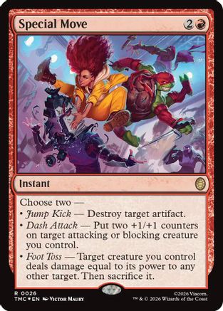 FOIL Special Move (Surge Foil) (TMC-026) - Commander: Teenage Mutant Ninja Turtles - Magic The Gathering