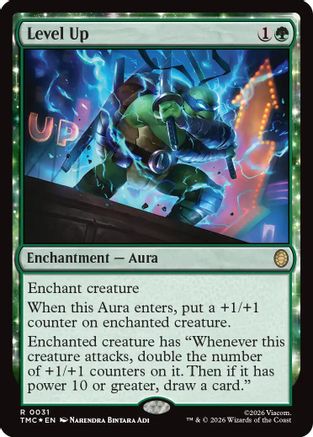 FOIL Level Up (Surge Foil) (TMC-031) - Commander: Teenage Mutant Ninja Turtles - Magic The Gathering
