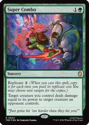 FOIL Super Combo (Surge Foil) (TMC-034) - Commander: Teenage Mutant Ninja Turtles - Magic The Gathering