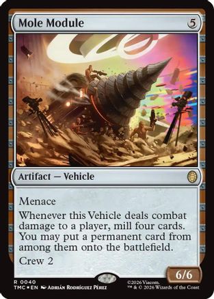 FOIL Mole Module (Surge Foil) (TMC-040) - Commander: Teenage Mutant Ninja Turtles - Magic The Gathering