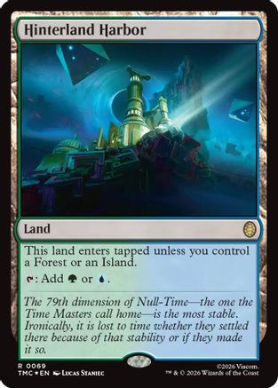 FOIL Hinterland Harbor (Surge Foil) (TMC-069) - Commander: Teenage Mutant Ninja Turtles - Magic The Gathering