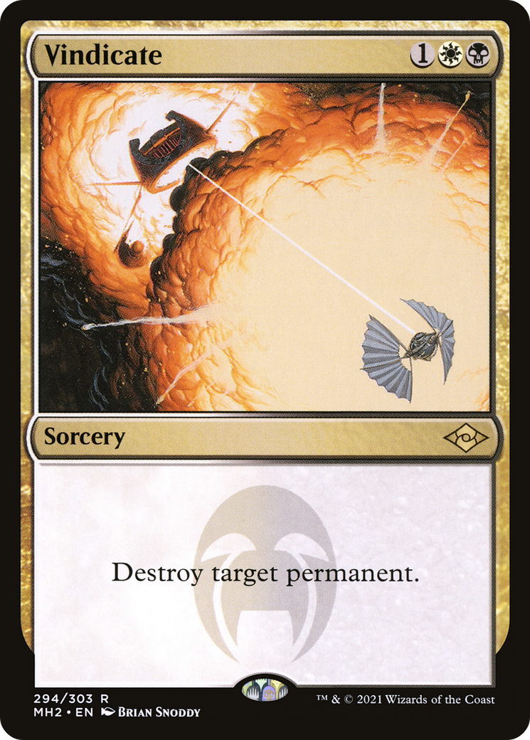 Vindicate (MH2-294) - Modern Horizons 2 - Magic The Gathering