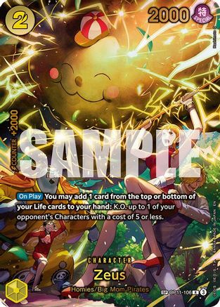 Zeus (SP) (OP11-106) - Adventure on Kami's Island One Piece