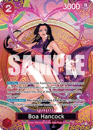 Boa Hancock (SP) (OP12-014) - Adventure on Kami's Island
