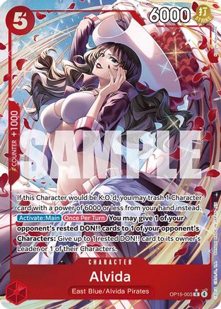Alvida (Alternate Art) (OP15-003) - Adventure on Kami's Island