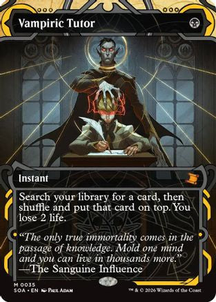 Vampiric Tutor (SOA-035) - Secrets of Strixhaven: Mystical Archive - Magic The Gathering