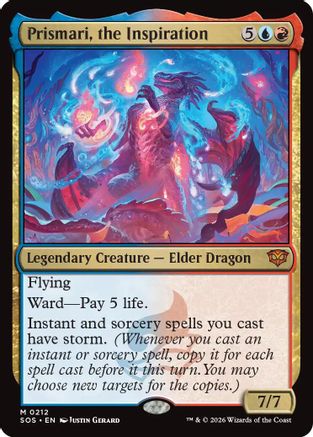 FOIL Prismari, the Inspiration (SOS-212) - Secrets of Strixhaven - Magic The Gathering