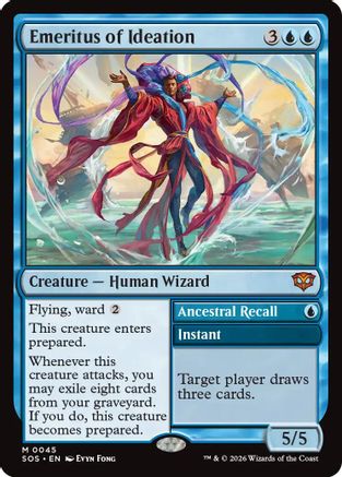 FOIL Emeritus of Ideation (SOS-045) - Secrets of Strixhaven - Magic The Gathering