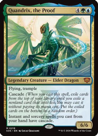 FOIL Quandrix, the Proof (SOS-218) - Secrets of Strixhaven - Magic The Gathering