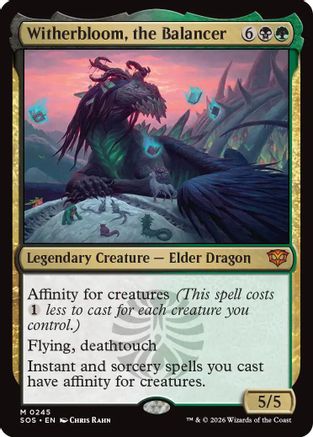 FOIL Witherbloom, the Balancer (SOS-245) - Secrets of Strixhaven - Magic The Gathering