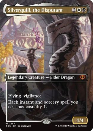 Silverquill, the Disputant (Borderless) (SOS-287) - Secrets of Strixhaven - Magic The Gathering