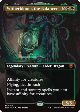 FOIL Witherbloom, the Balancer (Borderless) (SOS-288) - Secrets of Strixhaven - Magic The Gathering