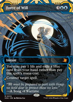 Force of Will (SOA-019) - Secrets of Strixhaven: Mystical Archive - Magic The Gathering