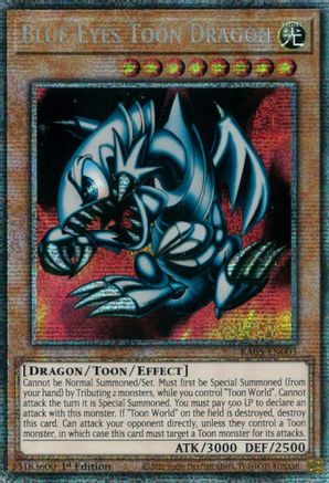 STARLIGHT RARE Blue-Eyes Toon Dragon (RA05-EN003) - Rarity Collection 5 1st Edition
