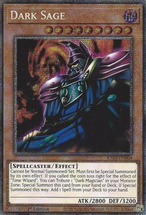 STARLIGHT RARE Dark Sage (RA05-EN004) - Rarity Collection 5 1st Edition