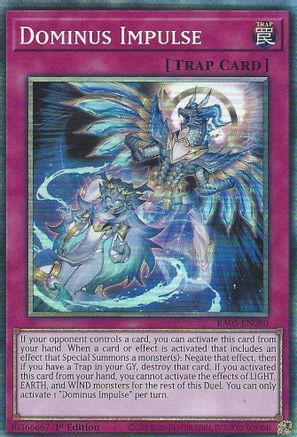 COLLECTOR'S RARE Dominus Impulse (Collector's Rare) (RA05-EN080) - Rarity Collection 5 1st Edition