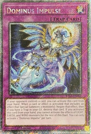 PLATINUM SECRET RARE Dominus Impulse (Platinum Secret Rare) (RA05-EN080) - Rarity Collection 5 1st Edition