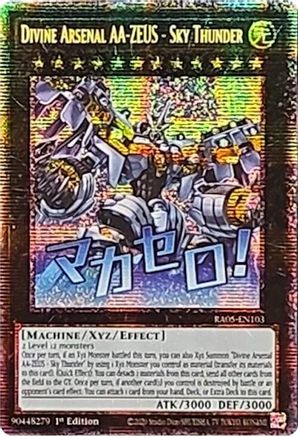 STARLIGHT RARE Divine Arsenal AA-ZEUS - Sky Thunder (Starlight Rare) (RA05-EN103) - Rarity Collection 5 1st Edition