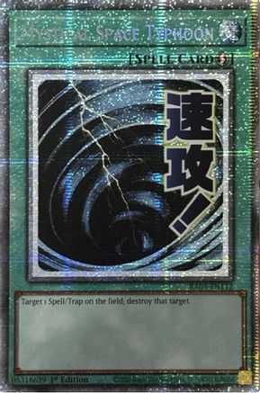STARLIGHT RARE Mystical Space Typhoon (Starlight Rare) (RA05-EN112) - Rarity Collection 5 1st Edition