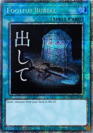 STARLIGHT RARE Foolish Burial (Starlight Rare) (RA05-EN138) - Rarity Collection 5 1st Edition
