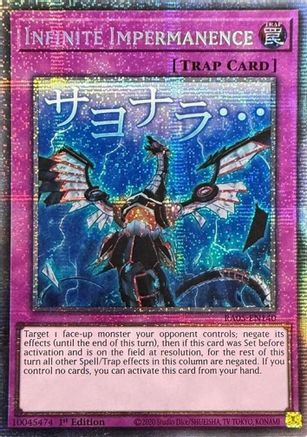 STARLIGHT RARE Infinite Impermanence (Starlight Rare) (RA05-EN140) - Rarity Collection 5 1st Edition