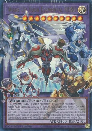 ULTRA RARE Wake Up Your Elemental HERO (RA05-EN142) - Rarity Collection 5 1st Edition