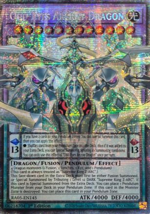 STARLIGHT RARE Odd-Eyes Arcray Dragon (Starlight Rare) (RA05-EN145) - Rarity Collection 5 1st Edition