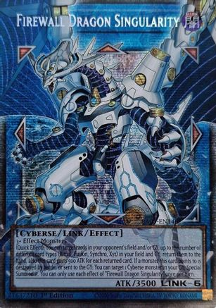 STARLIGHT RARE Firewall Dragon Singularity (Starlight Rare) (RA05-EN146) - Rarity Collection 5 1st Edition