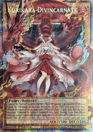 STARLIGHT RARE Kurikara Divincarnate (Starlight Rare) (RA05-EN147) - Rarity Collection 5 1st Edition