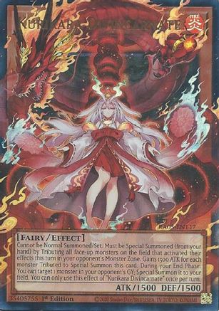 ULTRA RARE Kurikara Divincarnate (RA05-EN147) - Rarity Collection 5 1st Edition