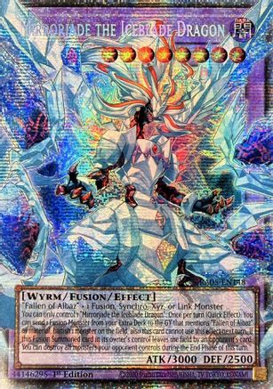 STARLIGHT RARE Mirrorjade the Iceblade Dragon (Starlight Rare) (RA05-EN148) - Rarity Collection 5 1st Edition