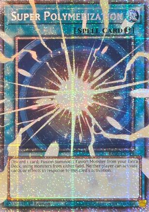 STARLIGHT RARE Super Polymerization (Starlight Rare) (RA05-EN149) - Rarity Collection 5 1st Edition
