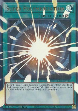ULTRA RARE Super Polymerization (RA05-EN149) - Rarity Collection 5 1st Edition