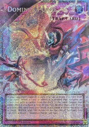 STARLIGHT RARE Dominus Purge (Starlight Rare) (Extended Art) (RA05-EN150) - Rarity Collection 5 1st Edition