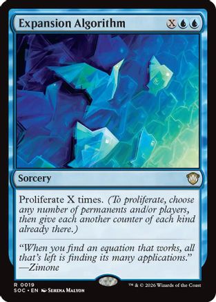 Expansion Algorithm (SOC-019) - Commander: Secrets of Strixhaven - Magic The Gathering