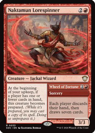 Naktamun Lorespinner (SOC-033) - Commander: Secrets of Strixhaven - Magic The Gathering