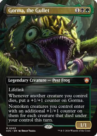 Gorma, the Gullet (Borderless) (SOC-003) - Commander: Secrets of Strixhaven - Magic The Gathering