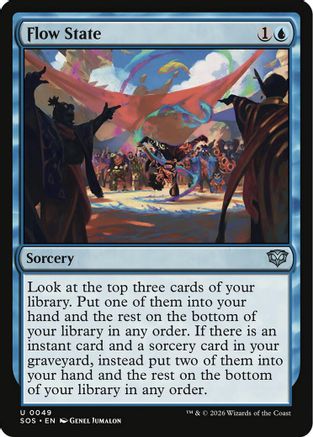 FOIL Flow State (SOS-049) - Secrets of Strixhaven - Magic The Gathering