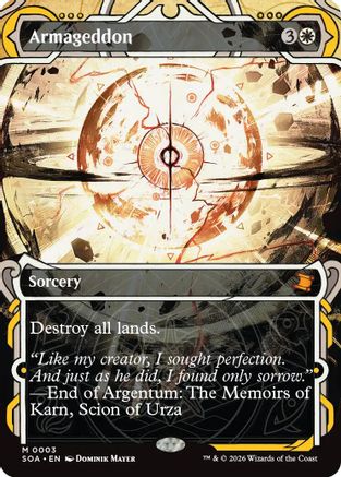 FOIL Armageddon (SOA-003) - Secrets of Strixhaven: Mystical Archive - Magic The Gathering